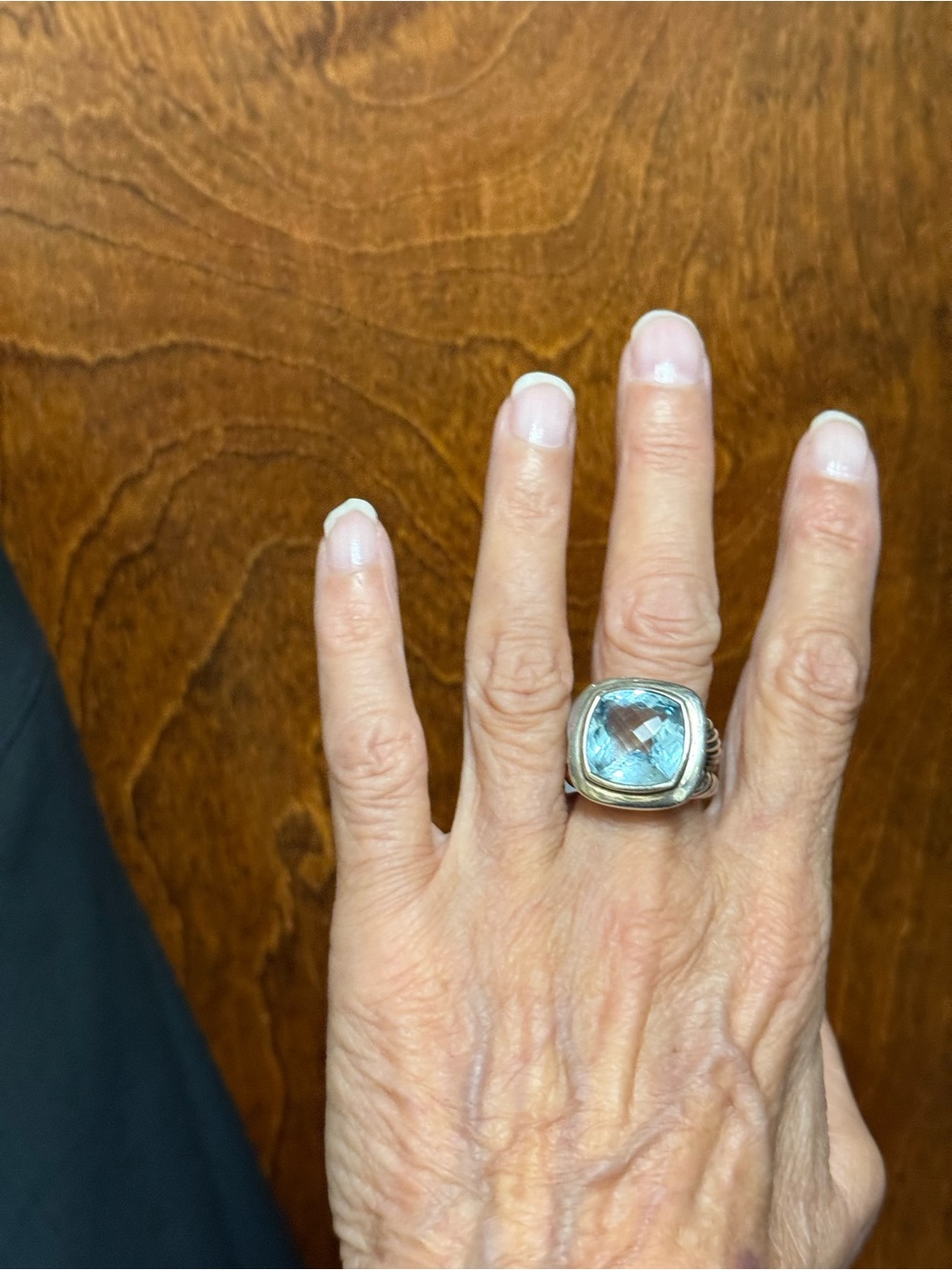 David Yurman Twisted Cable Ring in Sterling Silver - Picture 7 of 10